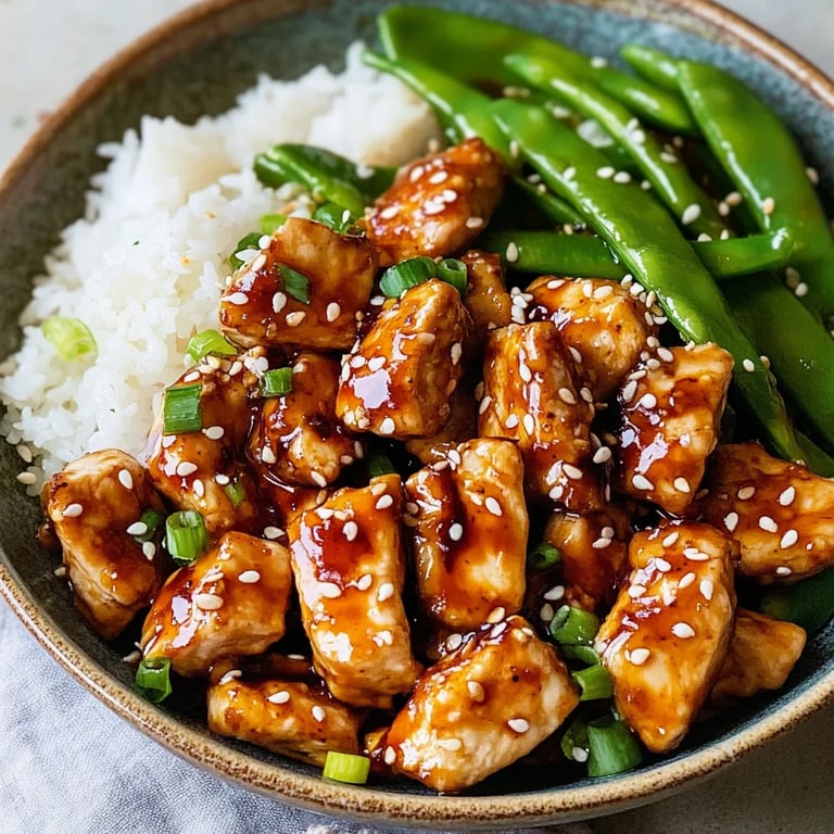 Easy + Healthy Sesame Chicken