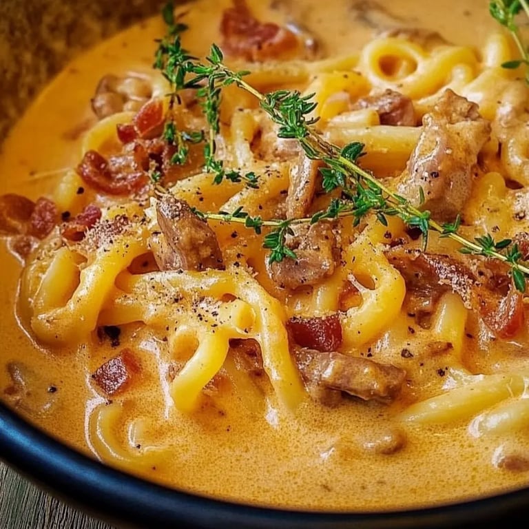 Pasta och bacon: Ett fantastiskt ultimatum recept