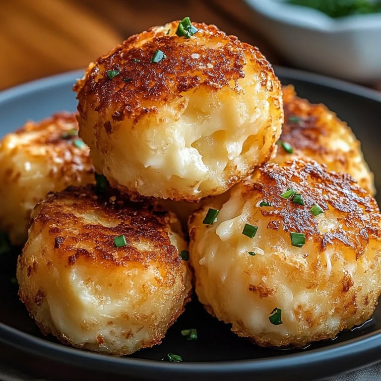 Crispy Mashed Potato Cheese Bites