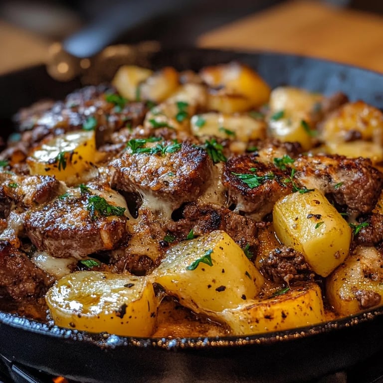 Überbackene Kartoffelpfanne mit Hackfleisch: Ein Unglaublich Ultimatives Rezept für 4 Personen