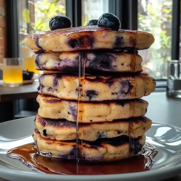Blaubeerpfannkuchen