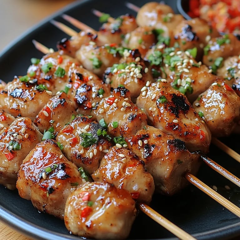 Brochetas de Pollo Teriyaki: Una Increíble Receta Última