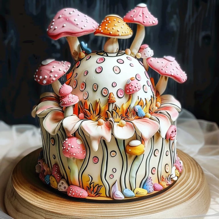 Pasteles de dibujos animados