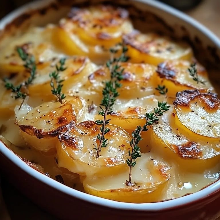 French Onion Potato Bake