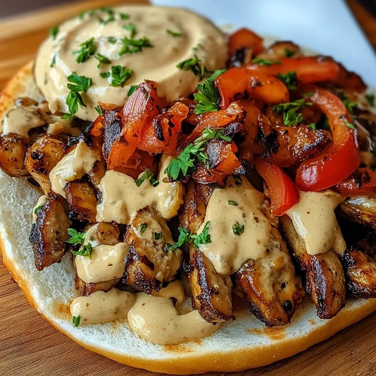 Einfaches Hähnchen-Gyros in cremiger Sauerrahmsauce: Ein Unglaubliches Ultimatives Rezept für 4 Personen