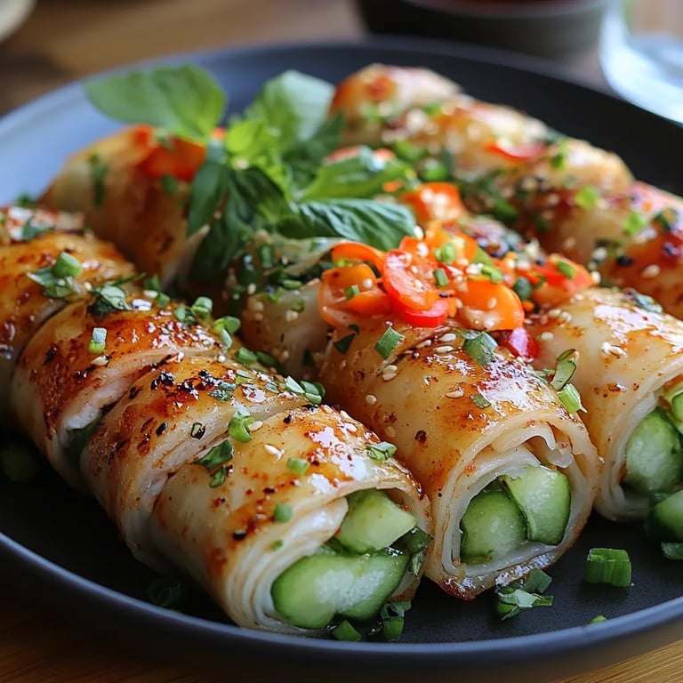 Ensalada de Rollito de Primavera con Pollo: Una Increíble Receta Secreta