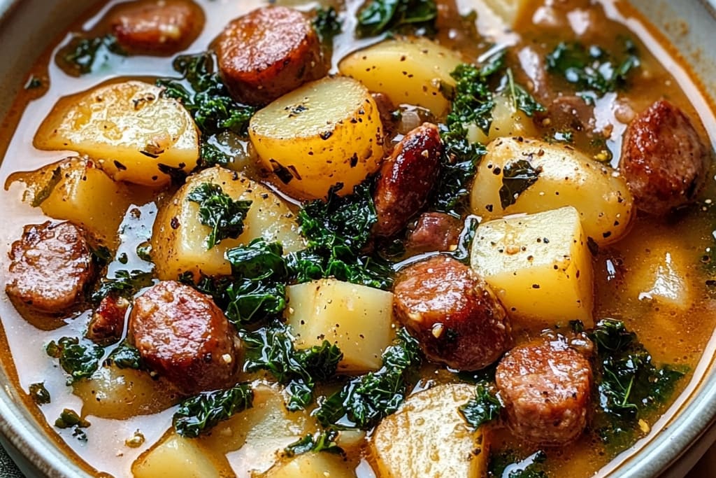 Sausage Potato and Kale Soup: An Incredible Hearty Comfort Bowl