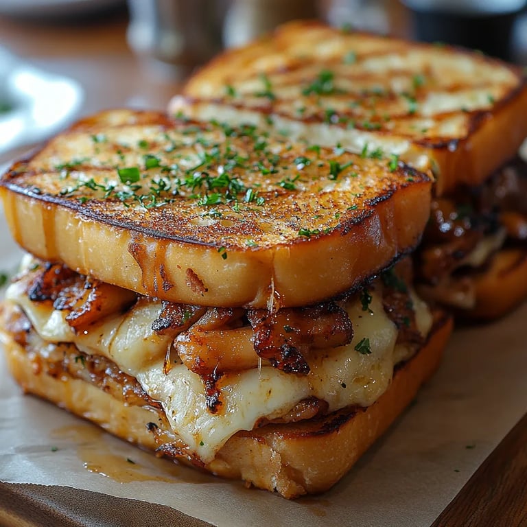 Sándwich de Queso a la Parrilla con Pollo BBQ: La Increíble Receta Última