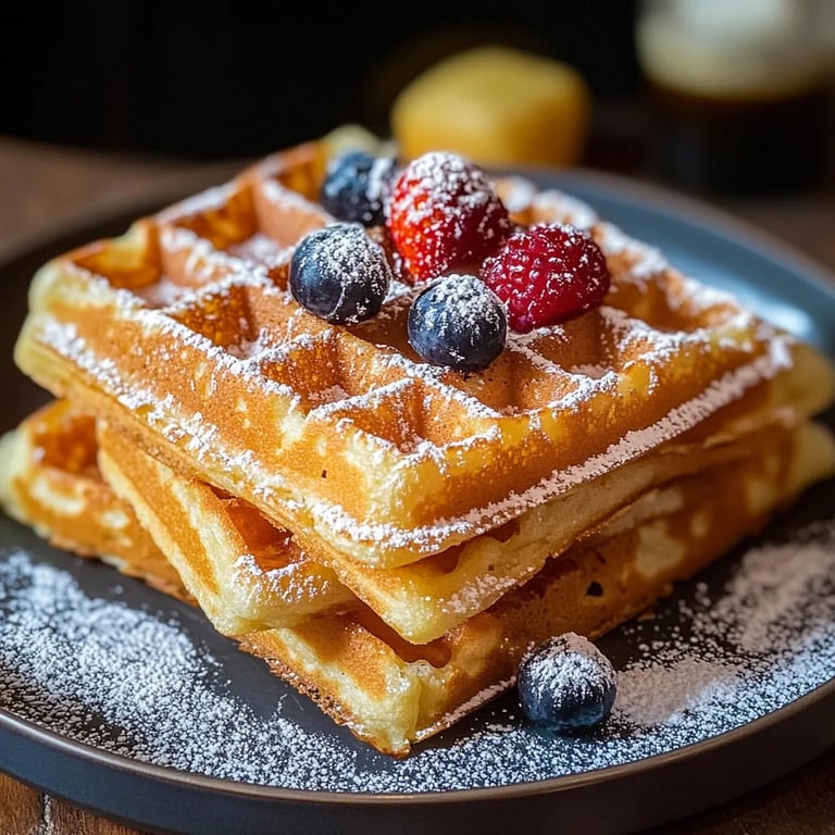 Omas fluffige Waffeln einfach und lecker