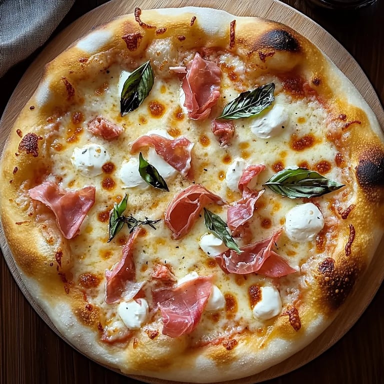White Pizza w/ Prosciutto: Ein Unglaubliches Ultimatives Rezept für 4 Personen