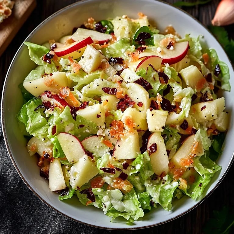 Chinakohlsalat mit Möhre und Apfel