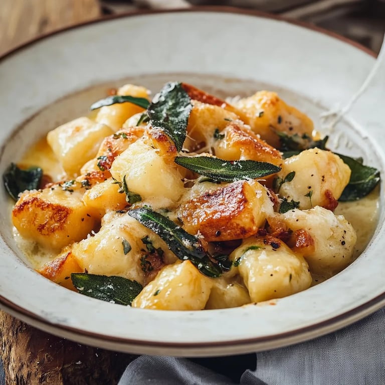 Kürbis-Gnocchi-Auflauf