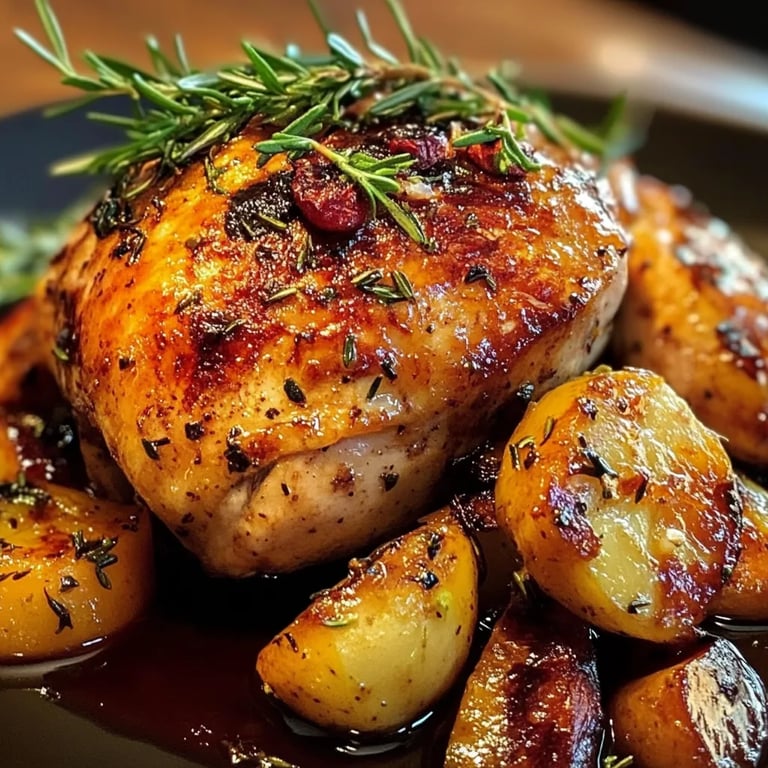 Hähnchenbrust weihnachtlich