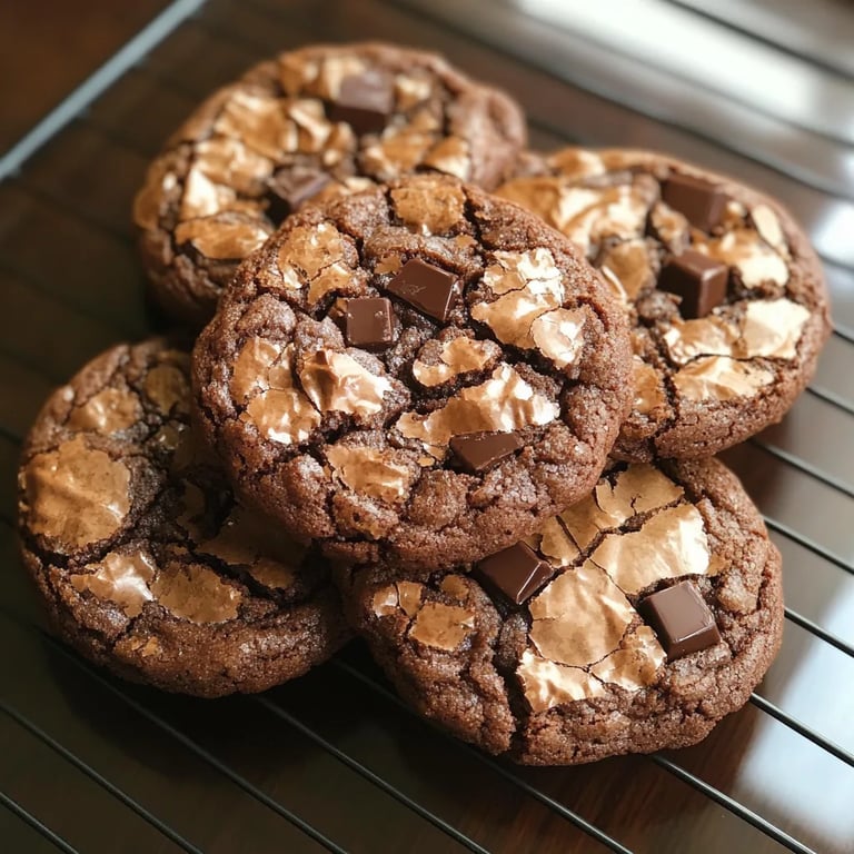 Brownies cookies au chocolat
