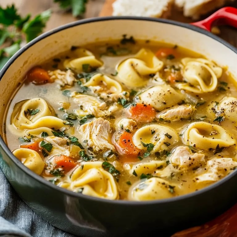 Chicken Tortellini Soup