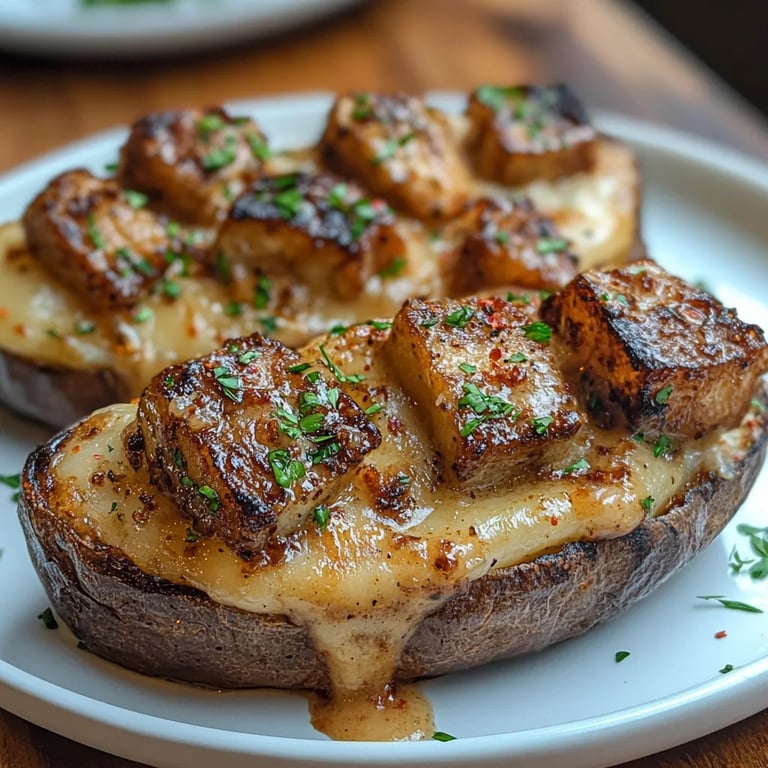 Loaded Baked Potato w/ Steak Bites: An Incredible Ultimate Recipe