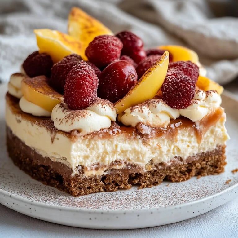 Bratapfeltorte mit Mascarpone