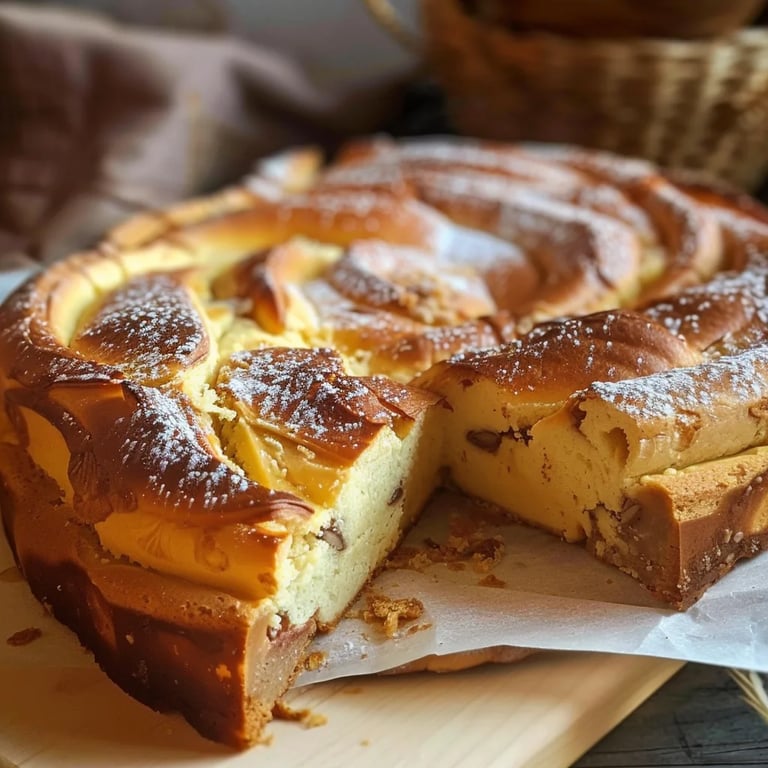 Käsekuchen mit Zimt-Zwirbel