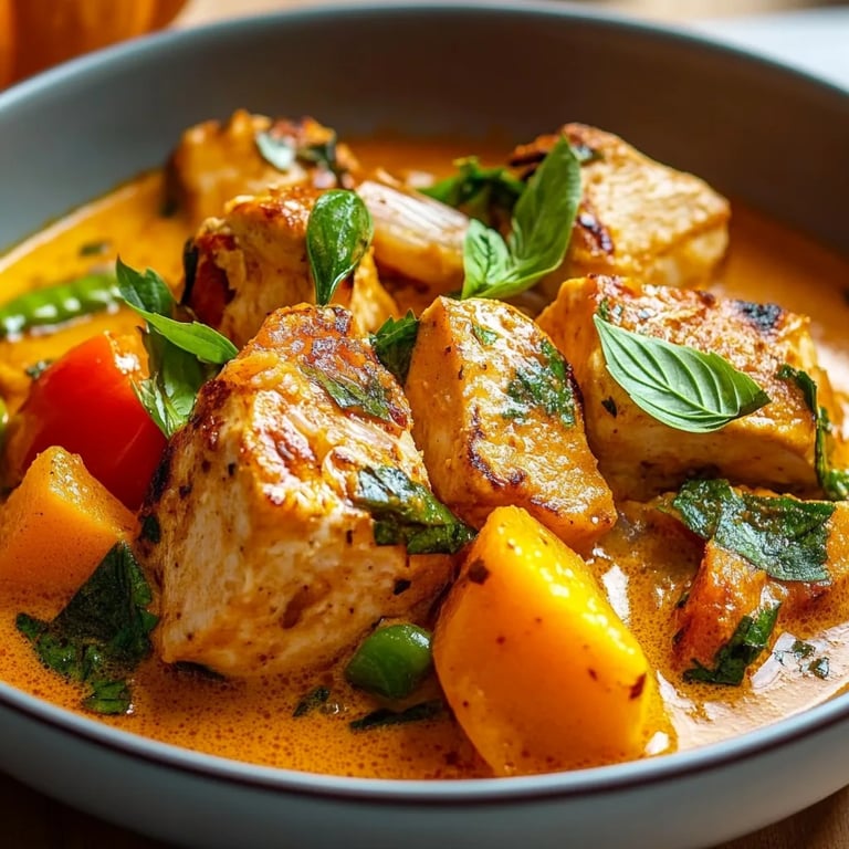 Chicken und Pumpkin Thai Curry