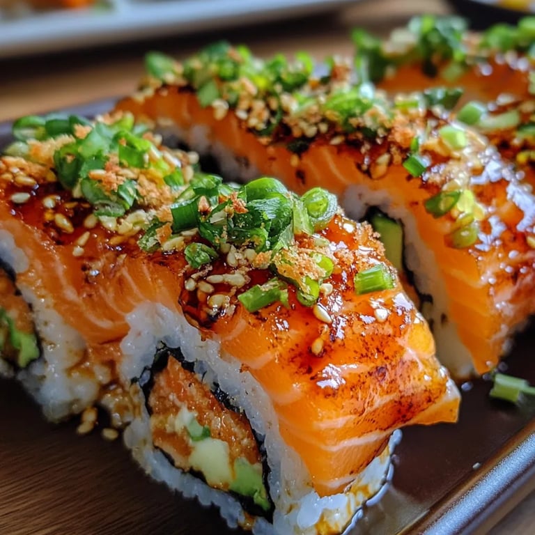 Spicy Salmon Sushi Bake