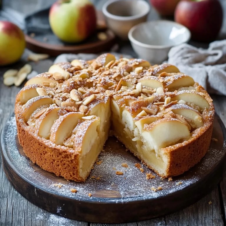 Versunkener Apfelkuchen