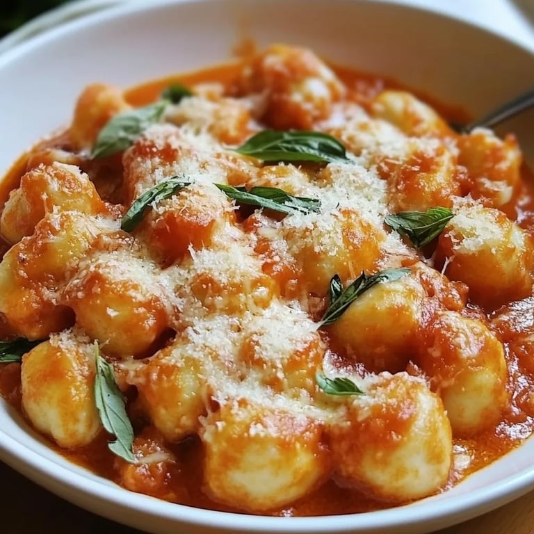 Gnocchi Auflauf Tomate Mozzarella