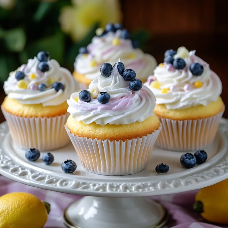 Zitronen-Blaubeer-Cupcakes: An Incredible Ultimate Recipe for 12
