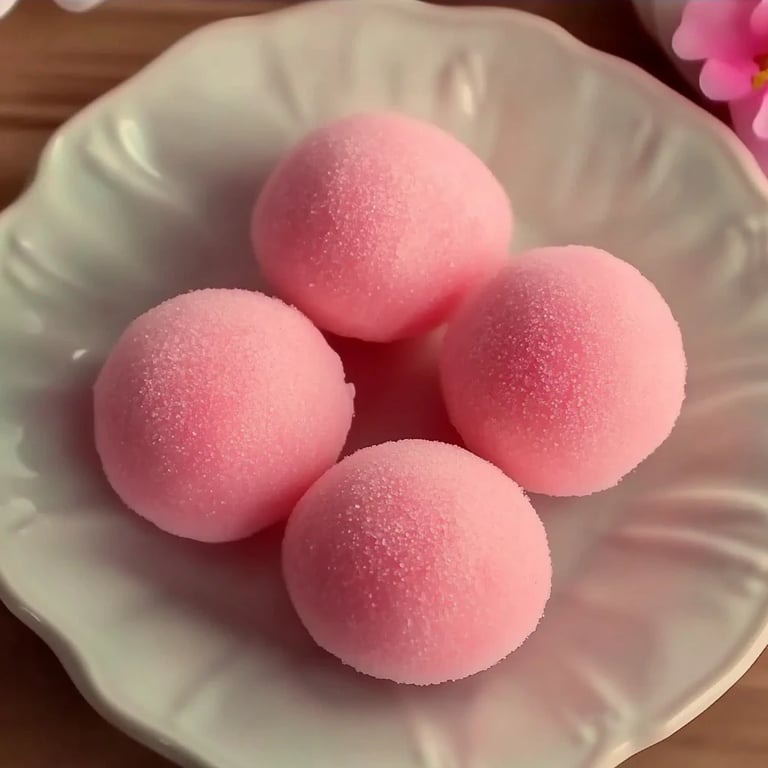 Erdbeer-Mochi