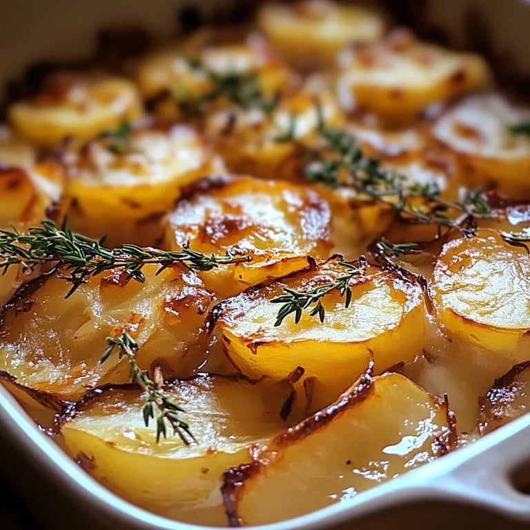 French Onion Potato Bake
