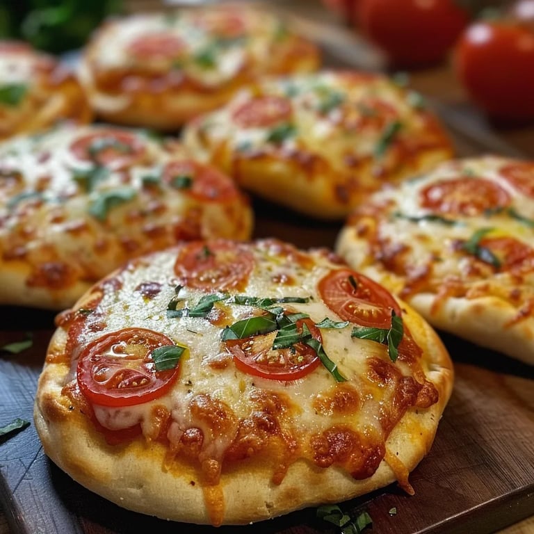 Délicieux rouleaux de pizza cuits à la friteuse à air