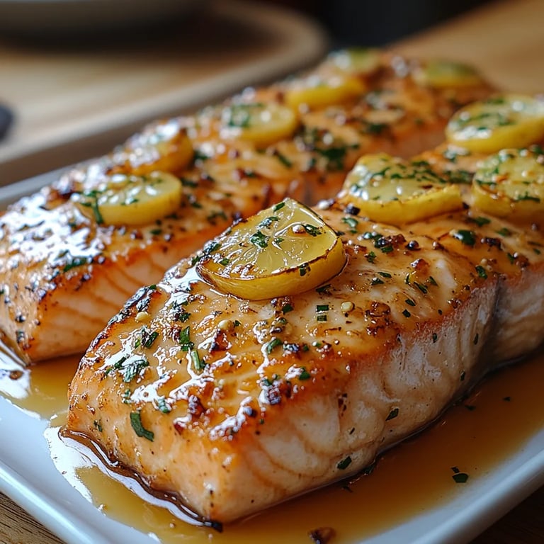 Salmón al horno con mantequilla de ajo: Una Receta Increíble para 7 Días