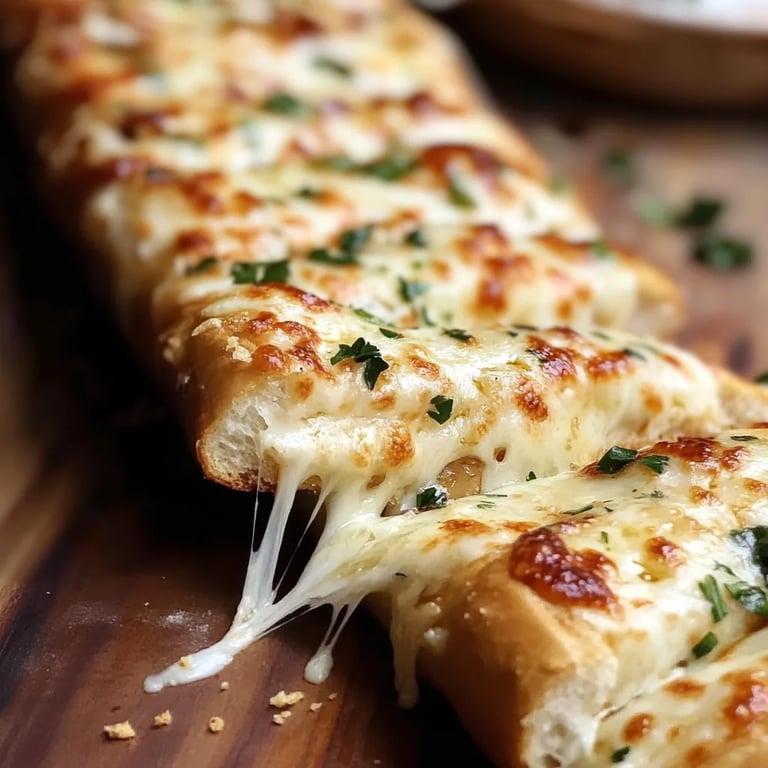 Cheesy Garlic Bread Recipe - Bake with Zoha