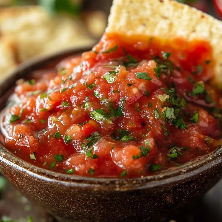 Homemade Salsa Recipe with Fresh Tomatoes