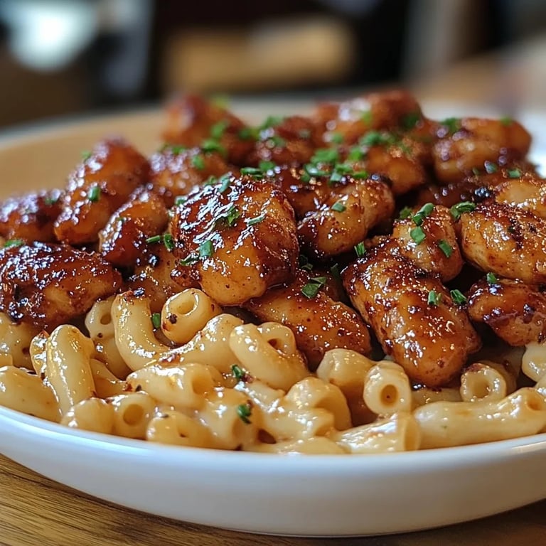 <p>Frango Picante com Mel e Macarrão com Queijo: Uma Receita Incrível e Definitiva</p>