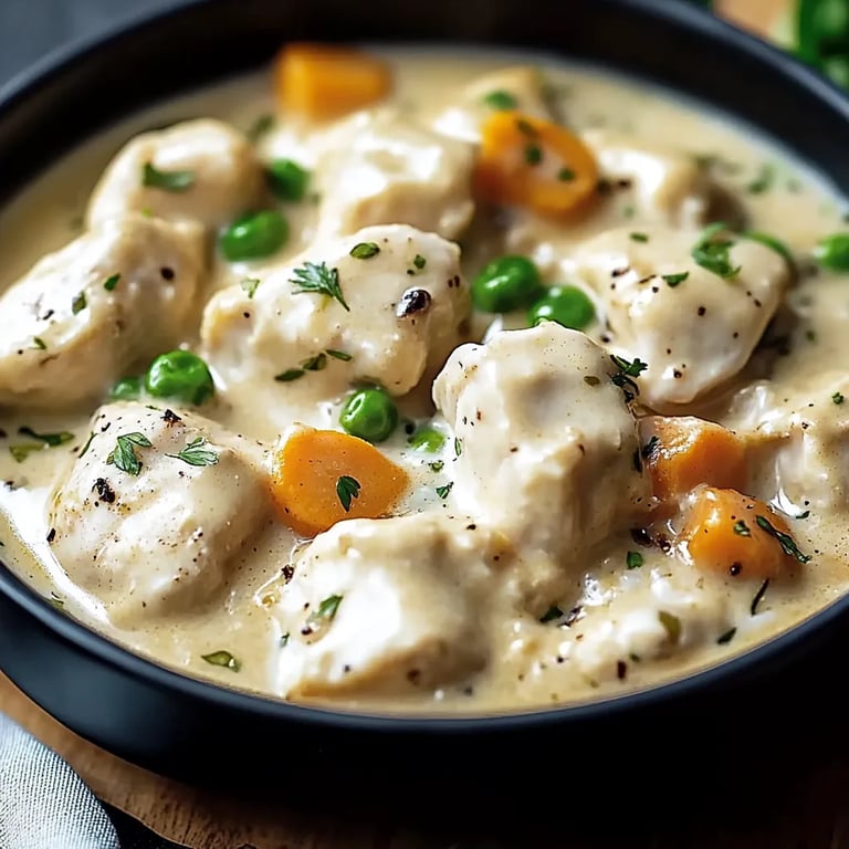 Easy Creamy Chicken a la King