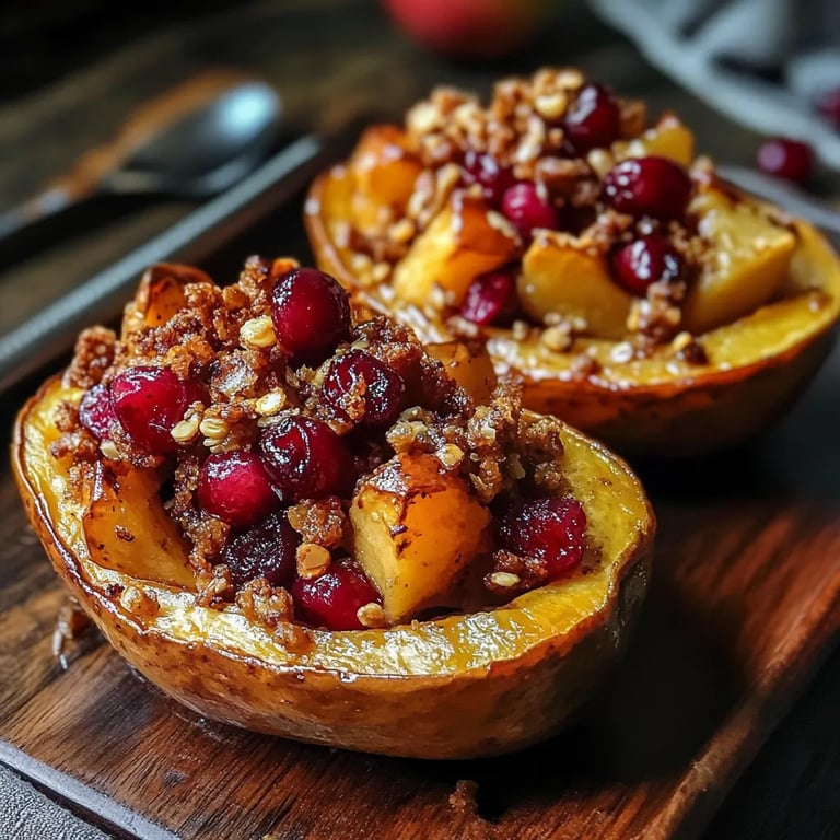 Cranberry Apple Twice-Baked Sweet Potatoes