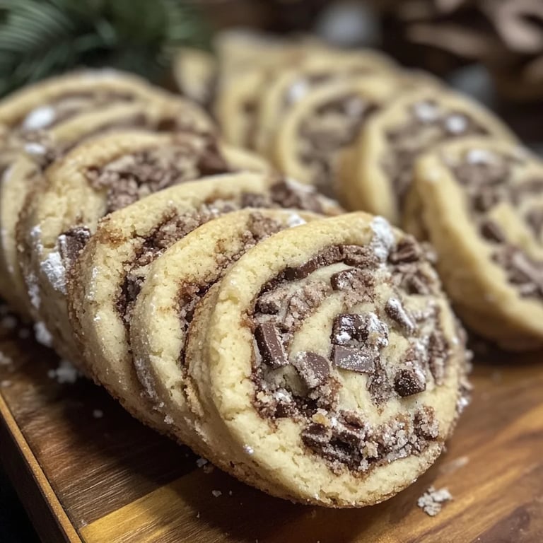 Baumstamm-Plätzchen