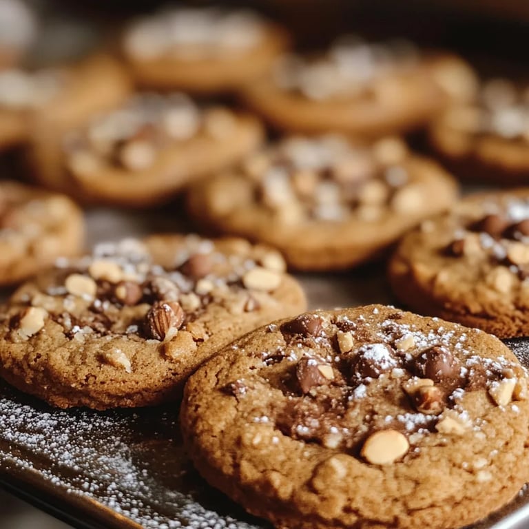 Schokoladenkekse mit Walnüssen
