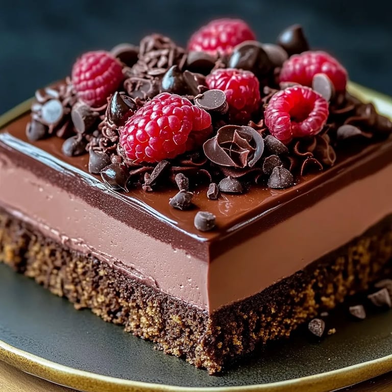 Himbeer-Schokoladen-Mousse-Kuchen