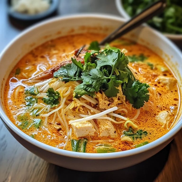 Thai Red Curry Noodle Soup