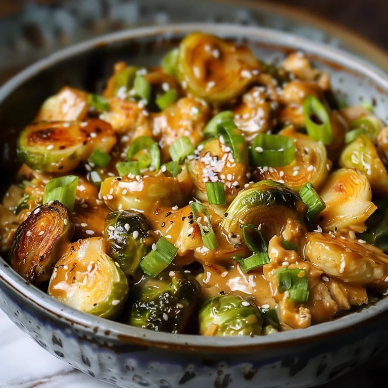 Cremige Rosenkohlpfanne