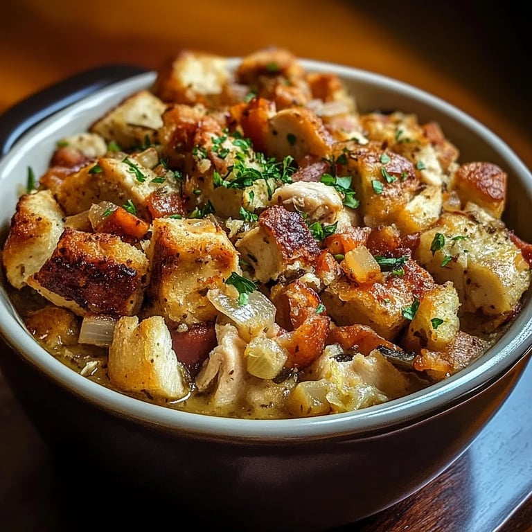 Crock Pot Chicken and Stuffing Dinner