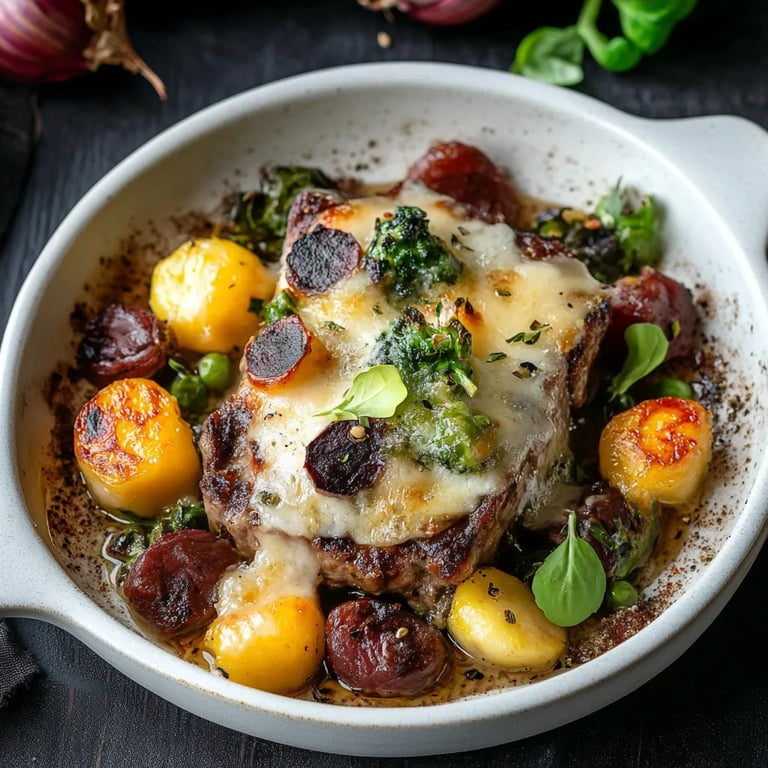 Rosenkohl-Hackfleisch-Auflauf