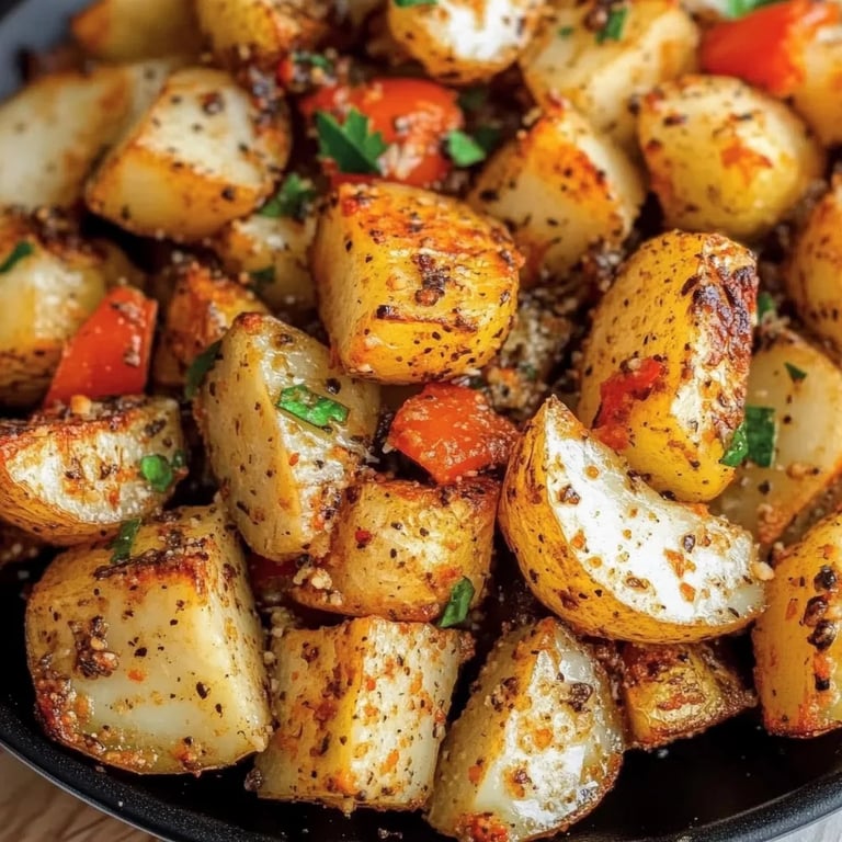 Geröstete Parmesankartoffeln