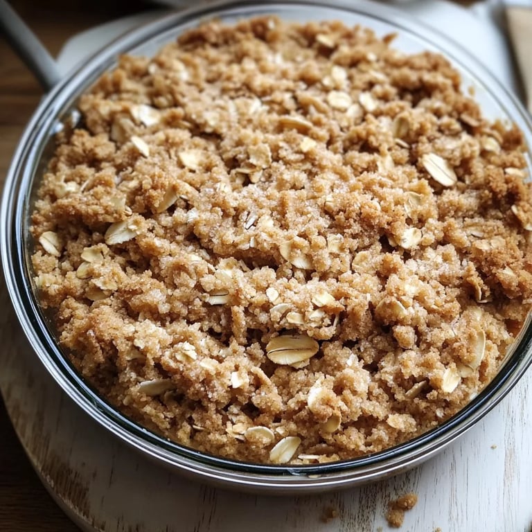 Oatmeal Crumble Topping