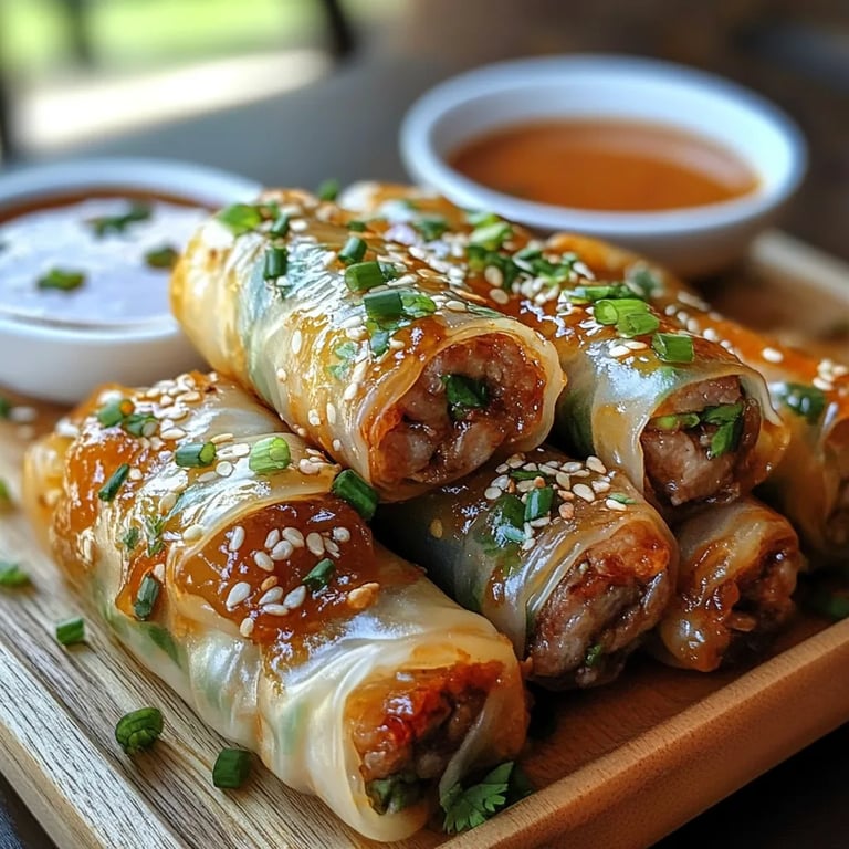Beef Spring Rolls with Peanut Lime Sauce: An Incredible 7-Step Recipe