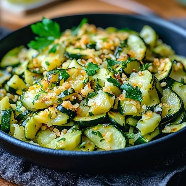 Zucchini-Reis-Pfanne