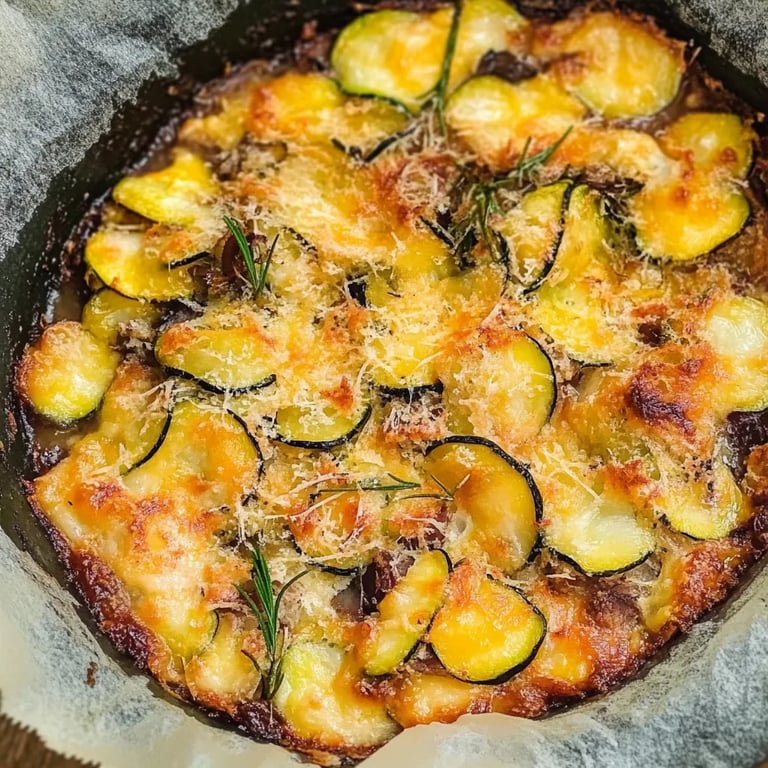 Scarpaccia - knuspriger Zucchinikuchen vom Blech