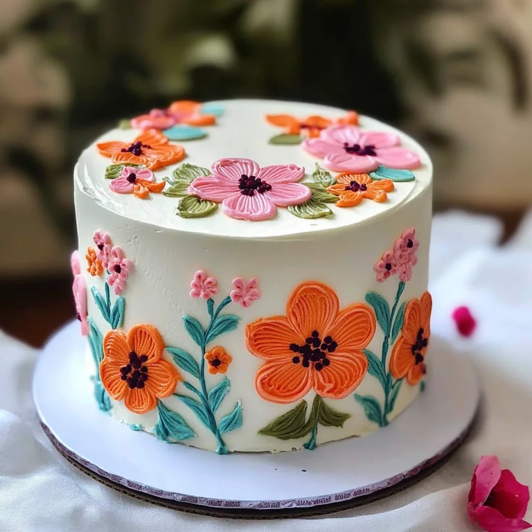Bolo Pintado à Mão Flores: Uma Receita Incrível e Definitiva