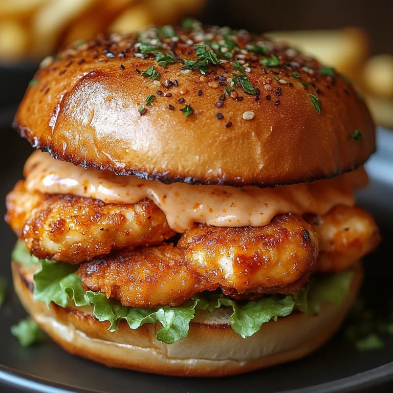 Würziges Hähnchensandwich aus der Heißluftfritteuse: Ein Unglaubliches Ultimatives Rezept